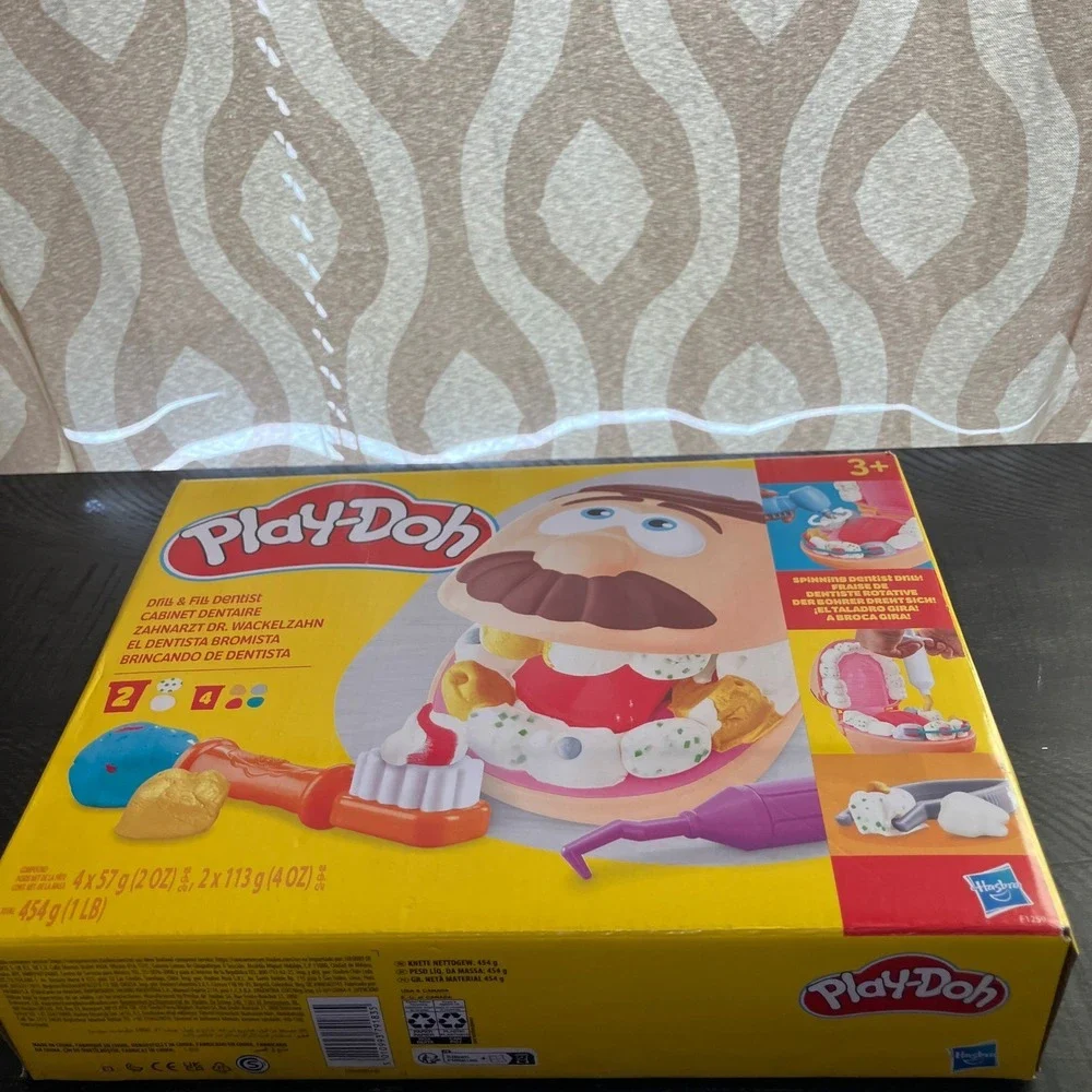 Play Doh Dr Drill 'n Fill Dentist Playset Kids Fun Toy